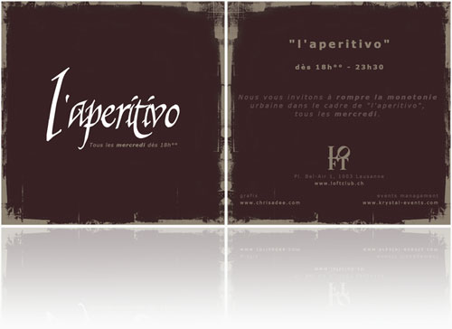 flyer L'Aperitivo